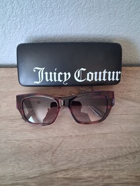 Juicy Couture Burgundy Tortoiseshell Sunglasses
